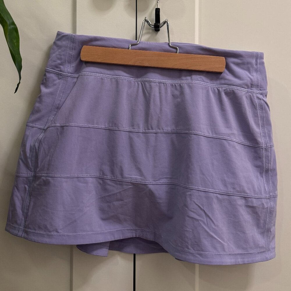 Lululemon Pace Rival Mid-Rise Skirt *Long in Lilac Smoke, Size 6